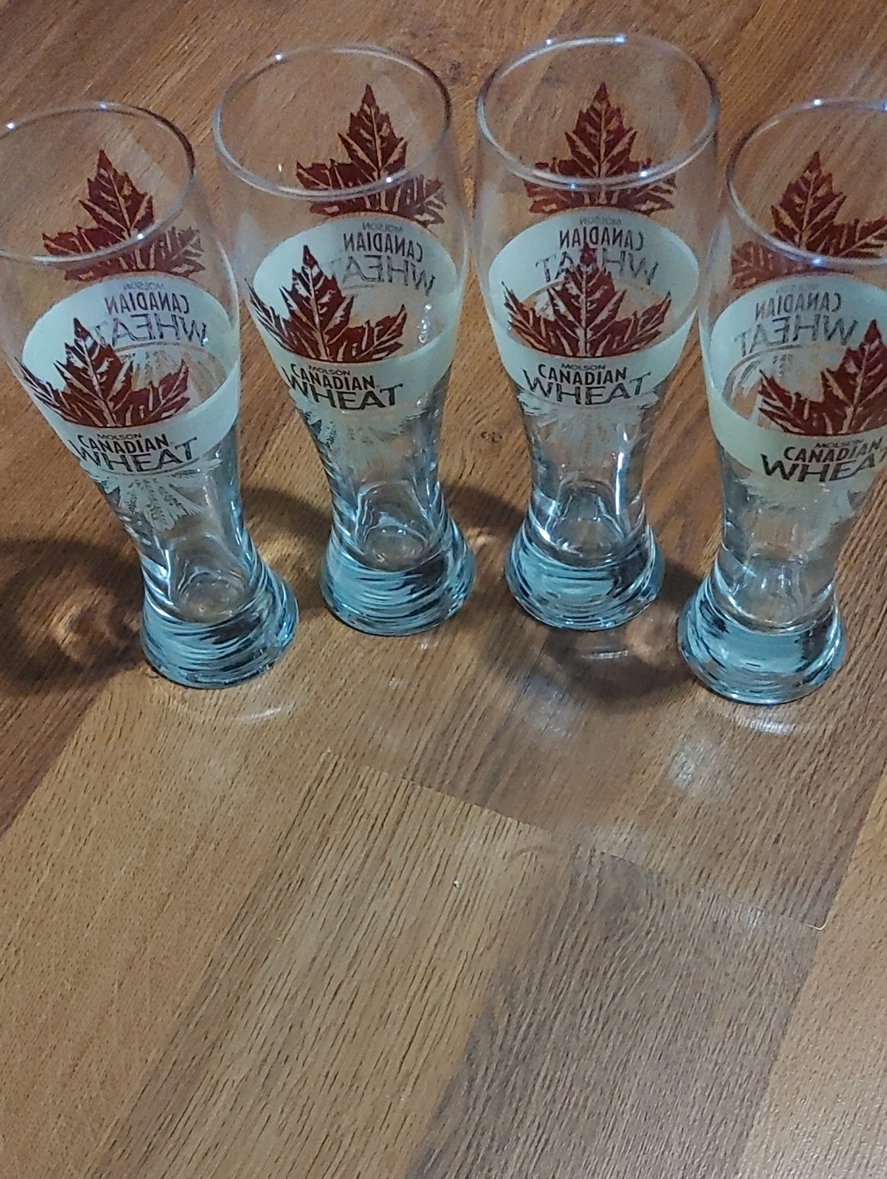 Canadian Wheat Glasses - Set of 4